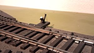 Unbau Handweiche auf Servoantrieb